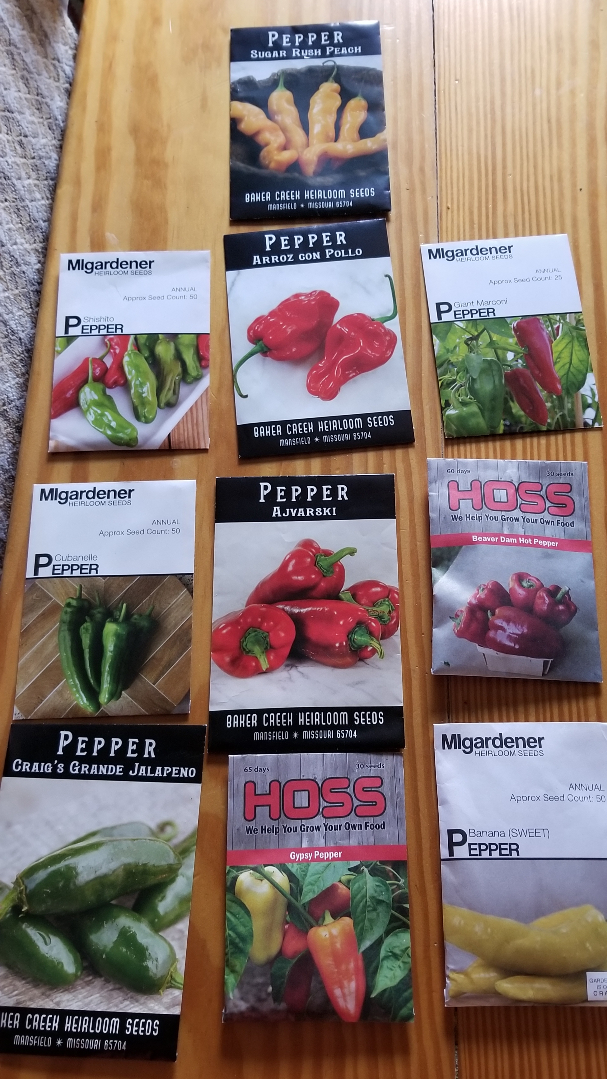 Pepper Varieties