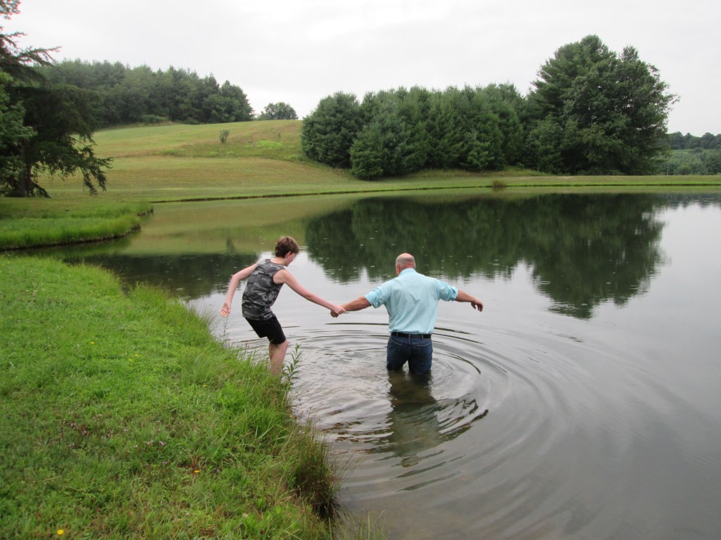 Baptizing, Picnic, Garden and Surprise Baptizing, Picnic, Garden and Surprise