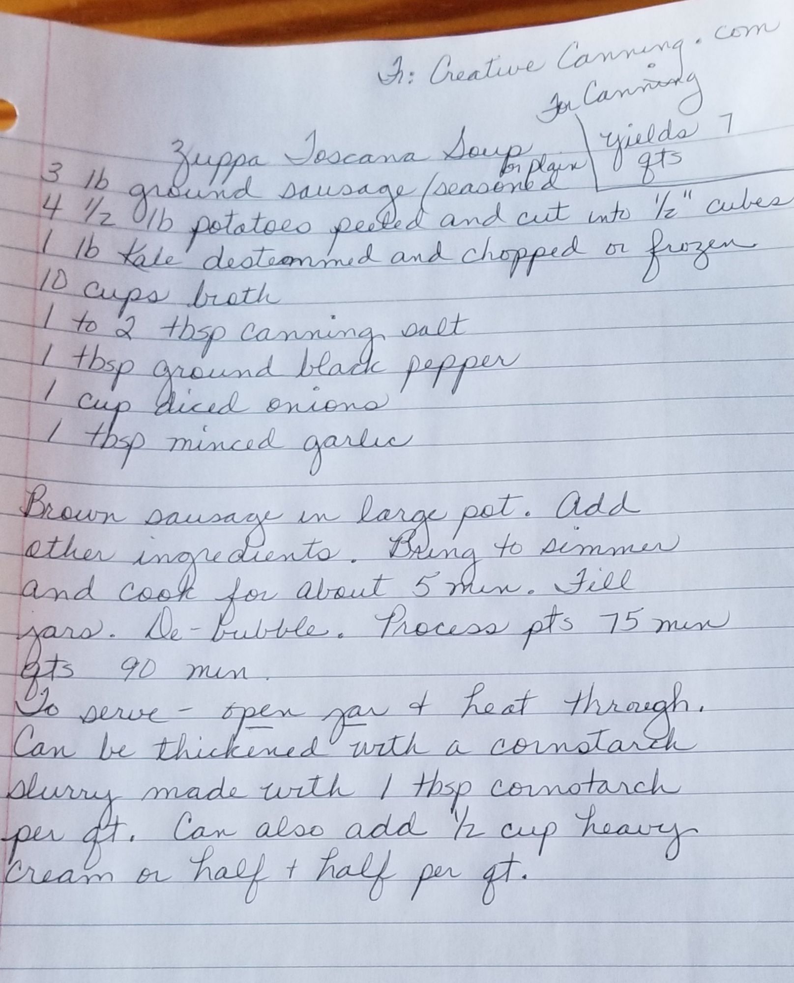 Copycat Zuppa Toscana Copycat Zuppa Toscana