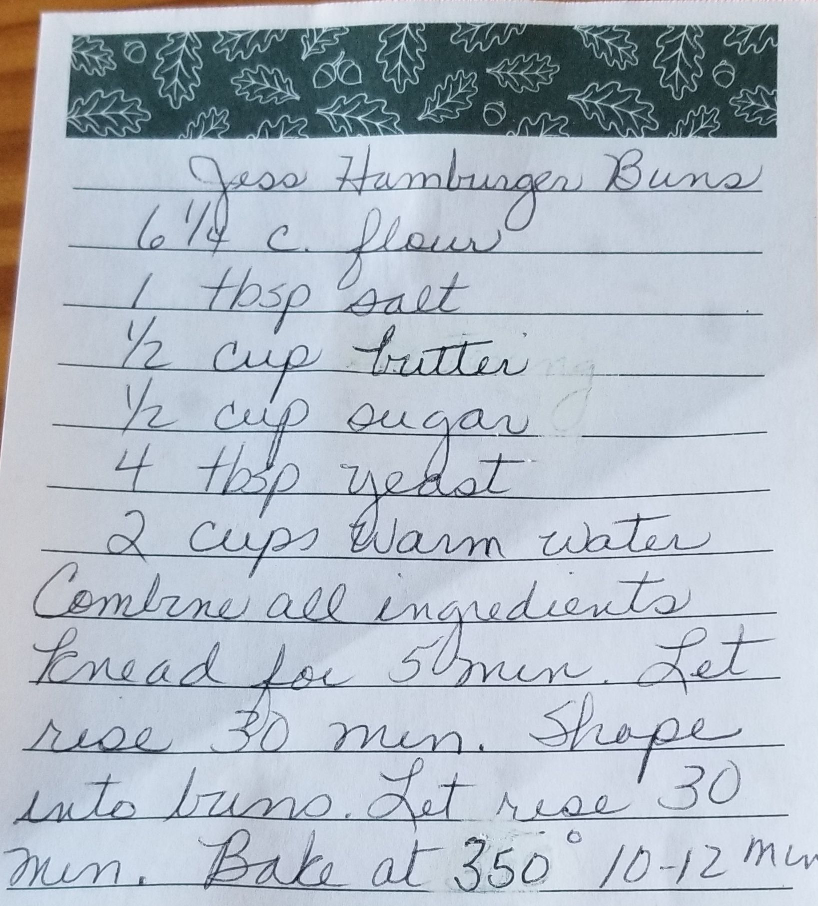 Jess Hamburger Buns Jess Hamburger Buns